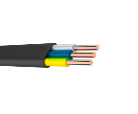 Кабель ВВГп 3х1,5мм медь черный ГОСТ